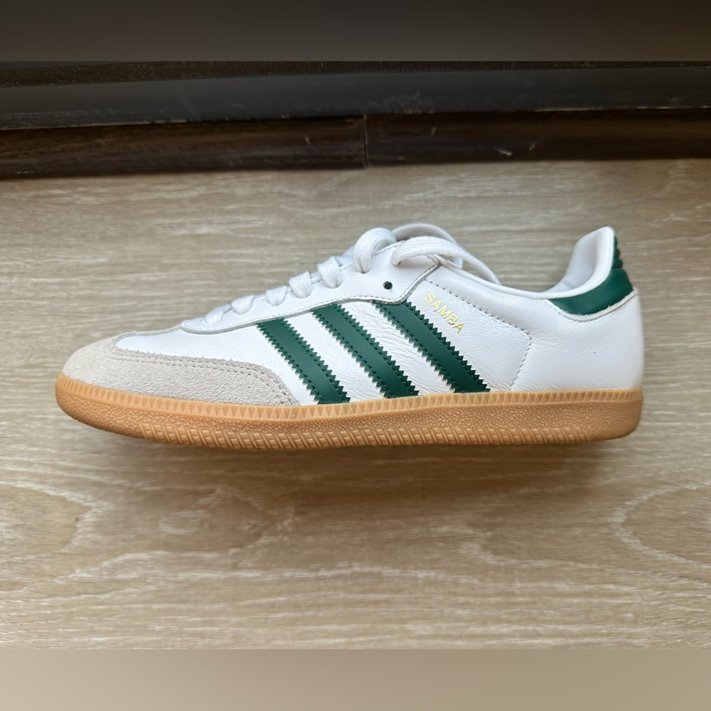 Adidas Sambas OG Green Stripes